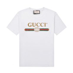 GUCCI OVERSIZE T-SHIRT WITH GUCCI LOGO - GGS004