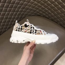 BURBERRY ARTHUR VINTAGE CHECK LOW-TOP SNEAKERS - BBR022