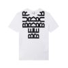 BURBERRY LOGO PRINT COTTON OVERSIZED T-SHIRT IN WHITE - BRS004