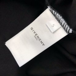 GIVENCHY SLIM FIT T-SHIRT IN JERSEY WITH CERAMIC PRINT IN BLACK - GTS003