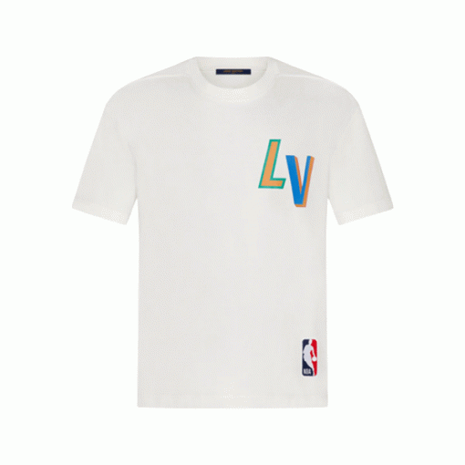 LOUIS VUITTON LV X NBA FRONT-AND-BACK LETTERS PRINT T-SHIRT – LVTS020