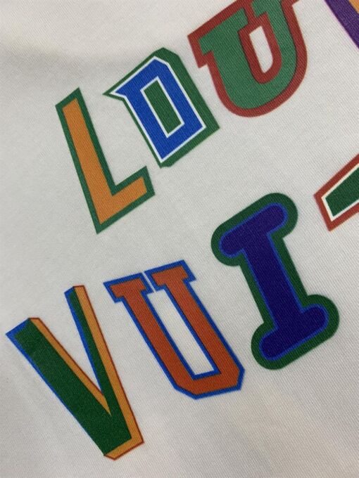 LOUIS VUITTON LV X NBA FRONT-AND-BACK LETTERS PRINT T-SHIRT - LVTS020