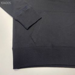 DIOR AND PETER DOIG HOODED SWEATSHIRT BLACK - DOS009