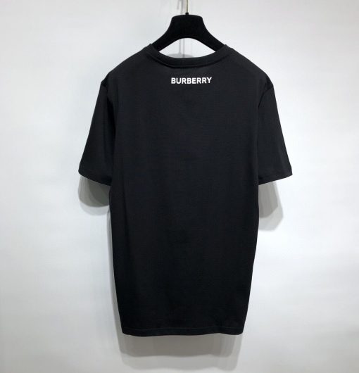 BURBERRY LETTER GRAPHIC COTTON OVERSIZED T-SHIRT - BRS018