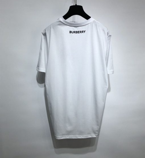 BURBERRY LETTER GRAPHIC COTTON OVERSIZED T-SHIRT - BRS019