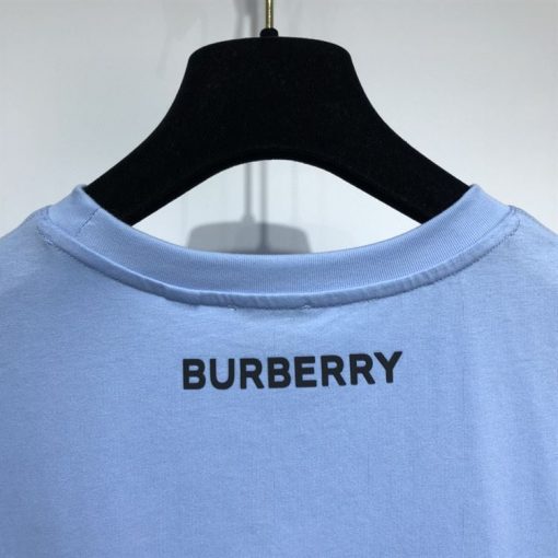 BURBERRY LETTER GRAPHIC COTTON OVERSIZED T-SHIRT - BRS020