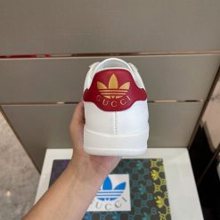 GUCCI X ADIDAS GAZELLE LOW-TOP SNEAKERS IN WHITE - GCC030
