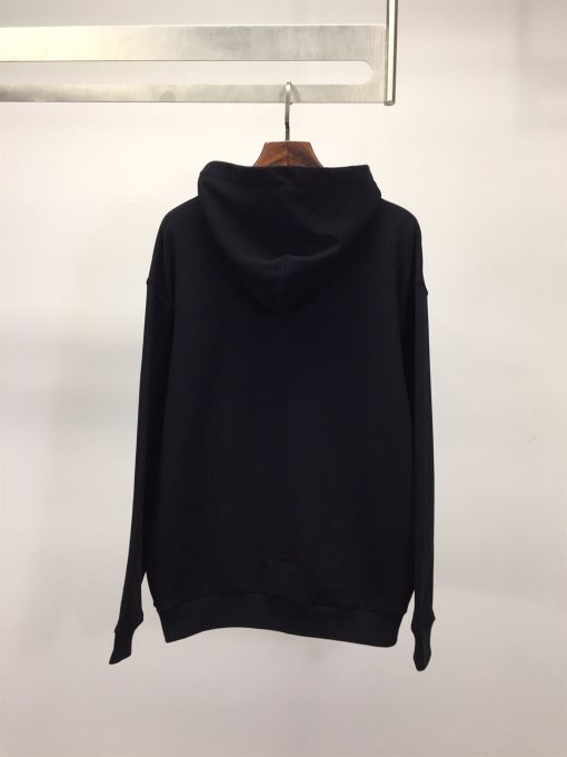 BALENCIAGA MEN SIMPSONS TM AND 20TH TELEVISION HOODIE WIDE FIT IN BLACK - BH014