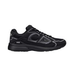 DIOR B30 SNEAKER BLACK MESH AND TECHNICAL FABRIC - DO074