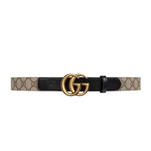 GUCCI GG BELT WITH DOUBLE G BUCKLE - GB005
