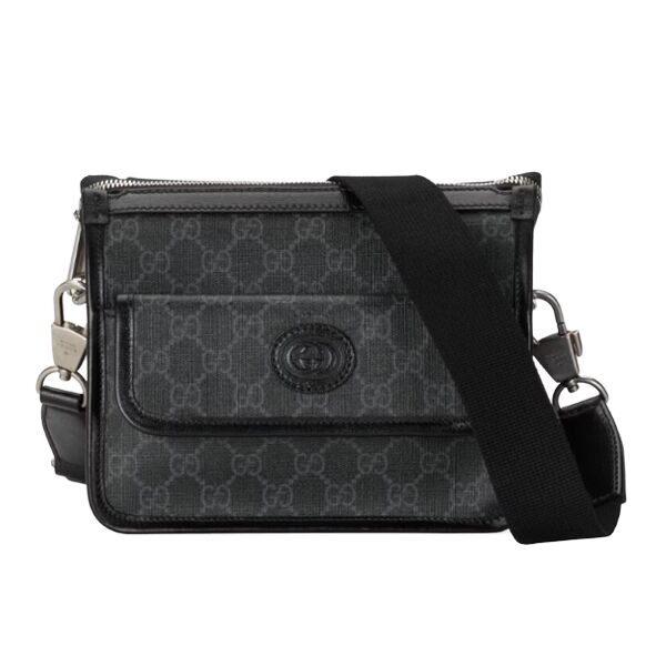 Replica Gucci Messenger bag with Interlocking G 674164 Brown Fake