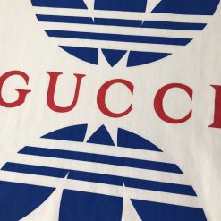 ADIDAS X GUCCI COTTON JERSEY T-SHIRT IN WHITE - GGS021