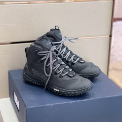 DIORIZON HIKING BOOT BLACK TECHNICAL MESH AND RUBBER - DO089