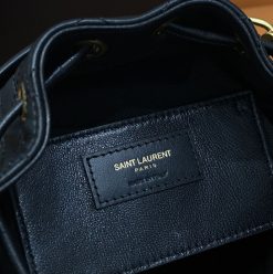 YSL EMMANUELLE SMALL BUCKET BAG IN QUILTED LAMBSKIN - YB043