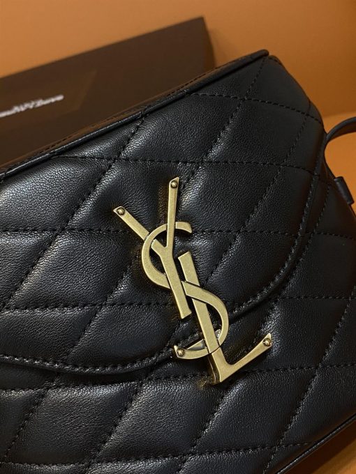 YSL JUNE QUILTED LEATHER CROSSBODY BAG - YB044