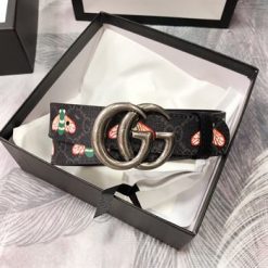 GUCCI GG MARMONT THIN BELT WITH BEES - GB033