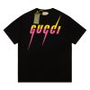 GUCCI COTTON T-SHIRT WITH GUCCI BLADE PRINT - GGS060