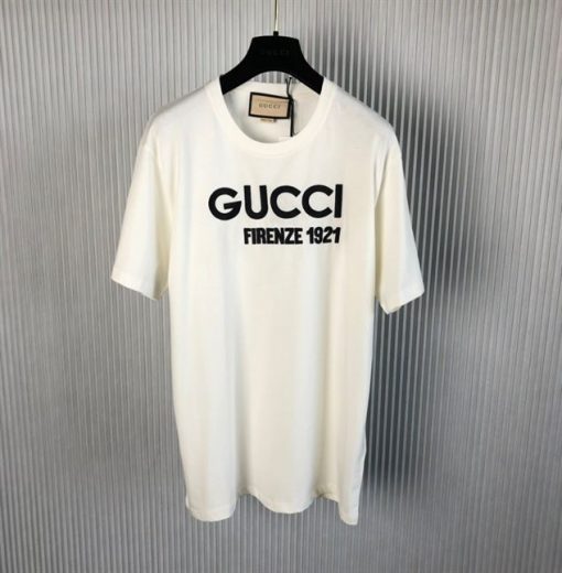 GUCCI LOGO EMBROIDERY T-SHIRT - GGS058